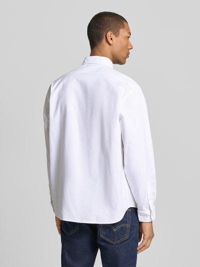 Selected Homme Krój relaxed fit Koszula casualowa z czystej Bawełna Model 'OXFORD SHIRT' Biały 5