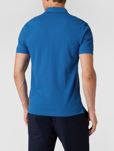 BOSS Poloshirt mit Label-Stitching Modell 'Pallas' Blau 5