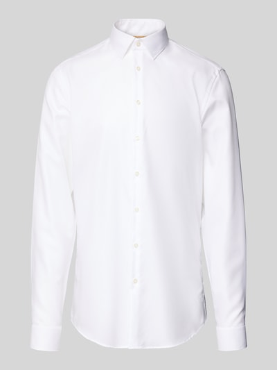 Jake*s Slim fit zakelijk overhemd met extra lange mouwen Wit - 2