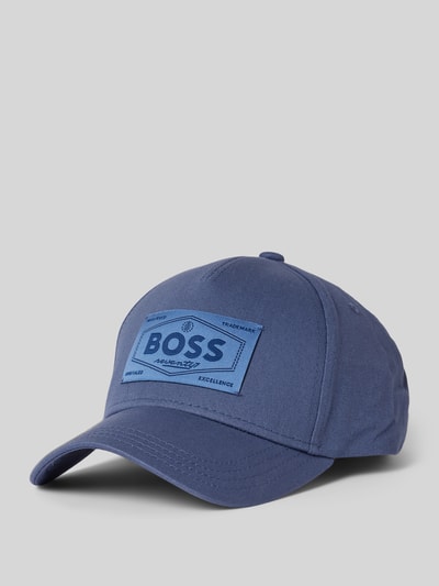 BOSS Basecap mit Label-Patch Modell 'ZED' Bleu 1