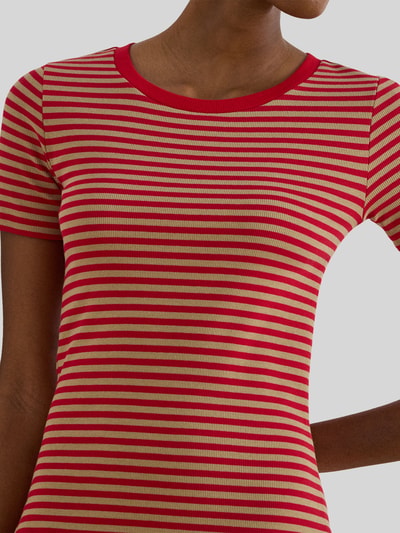 Lauren Ralph Lauren Freizeitkleid aus Baumwoll-Mix mit Modal-Anteil Rot Melange 3