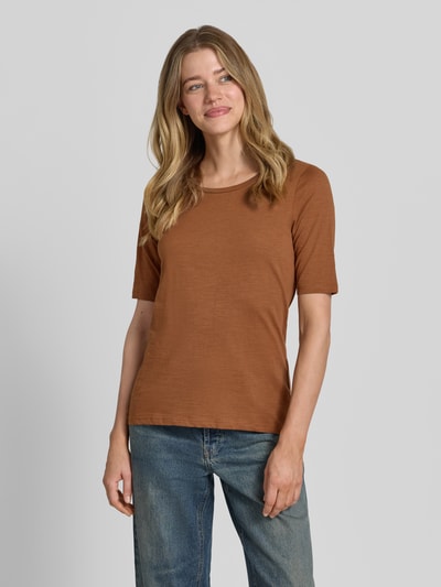 Soyaconcept T-Shirt mit Rundhalsausschnitt Modell 'Babette' Hellbraun 4