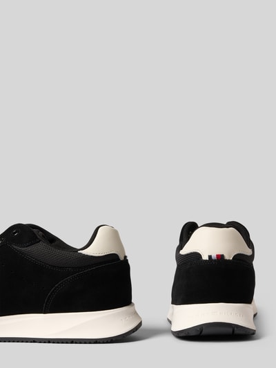 Tommy Hilfiger Lage sneakers van echt leer, model 'NEWPORT' Zwart - 2