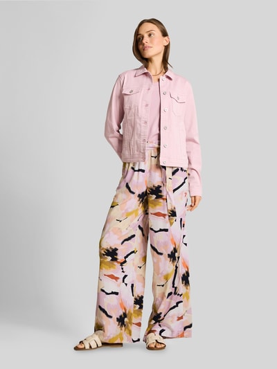 Tom Tailor Loose Fit Hose aus Viskose-Mix Rosa 1