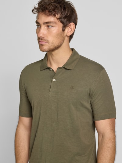 Marc O'Polo Koszulka polo o kroju regular fit z czystej bawełny Oliwkowy 3