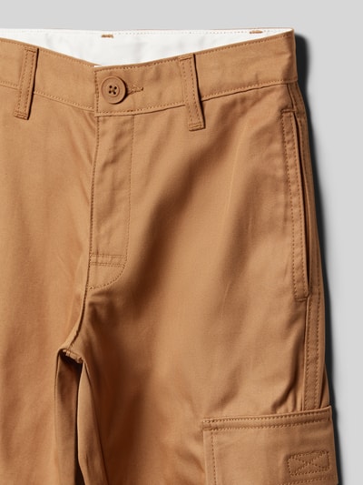 CHAMPION Regular Fit Cargohose mit Label-Patch Camel 2