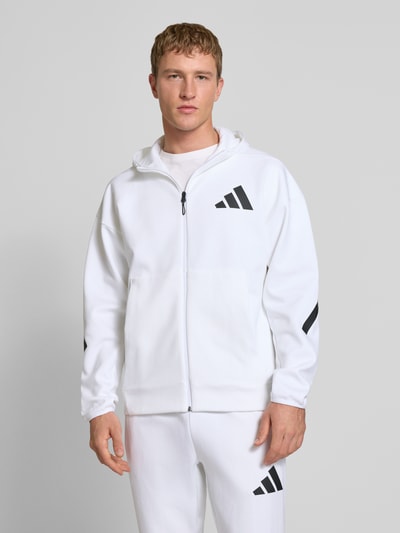 adidas Sportswear Sweatjacke mit Kapuze Weiss 4