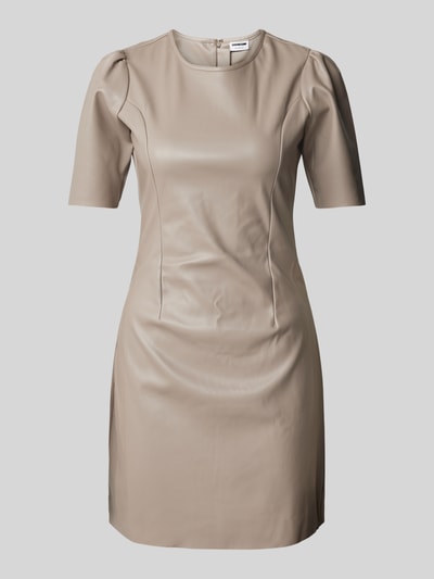 Noisy May Minikleid mit Rundhalsausschnitt Modell 'HILL' in beige Black 2