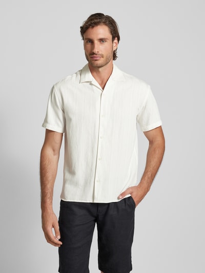 Jack & Jones Premium Regular fit vrijetijdsoverhemd met reverskraag, model 'MONTANA RESORT' Lichtgrijs - 4