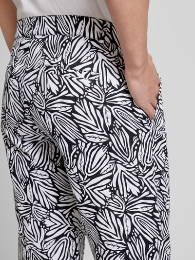 Karl Lagerfeld Shorts met all-over motief Zwart - 3