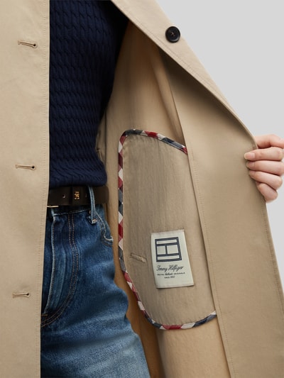 Tommy Hilfiger Loose Fit Trenchcoat aus Baumwoll-Mix Camel 4