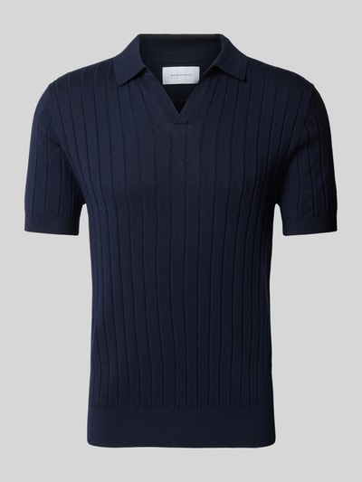 Baldessarini Poloshirt mit Strukturmuster Marine 2