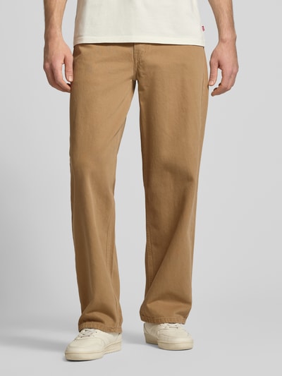 Levi's® Baggy jeans van pure katoen model '578™ BAGGY WILD TIGERS EYE' Beige - 4