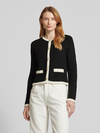 Mango Blazer mit Strukturmuster Modell 'POSHY' Black 4