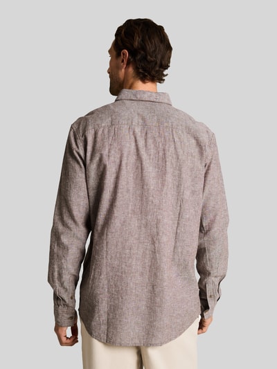 Tom Tailor Regular Fit Freizeithemd aus Leinen-Baumwolle-Mix Hazel 5