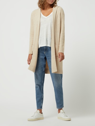 s.Oliver RED LABEL Cardigan mit Kapuze Beige 1