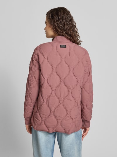 Superdry Steppjacke mit Stehkragen und Eingrifftaschen Altrosa 5