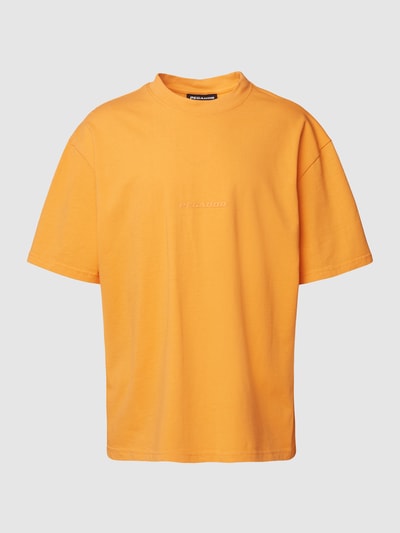 Pegador T-shirt o kroju oversized z bawełny z detalem z logo model ‘Colne’ Pomarańczowy 2