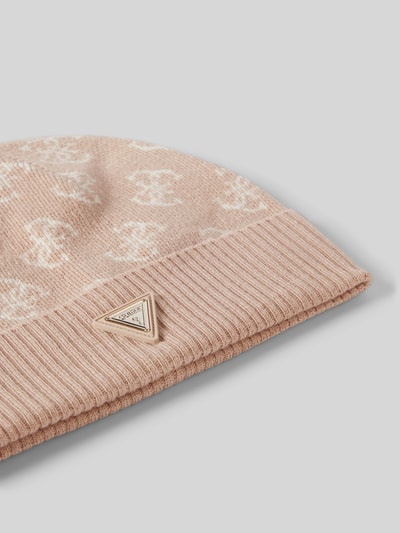 Guess Activewear Beanie mit Label-Details Beige 2