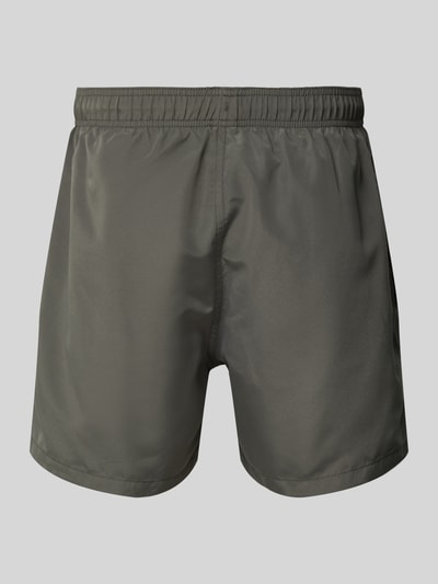 Emporio Armani Badehose mit elastischem Bund Dunkelgrau 3