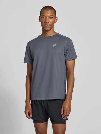 ASICS Regular Fit T-Shirt mit Logo-Print Anthrazit 4