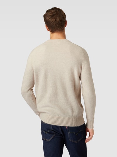 SELECTED HOMME Gebreide pullover met ribboorden, model 'RAI' Offwhite - 5