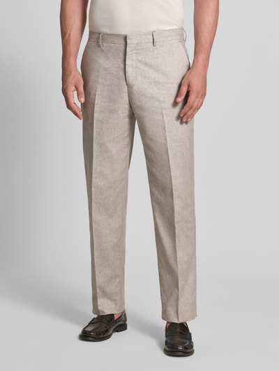 Matinique Straight Fit Hose aus Leinen-Mix Modell 'Wesley' Hellgrau 4