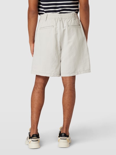 Emporio Armani Regular Fit Bermudas mit Tunnelzug Hellgrau 5