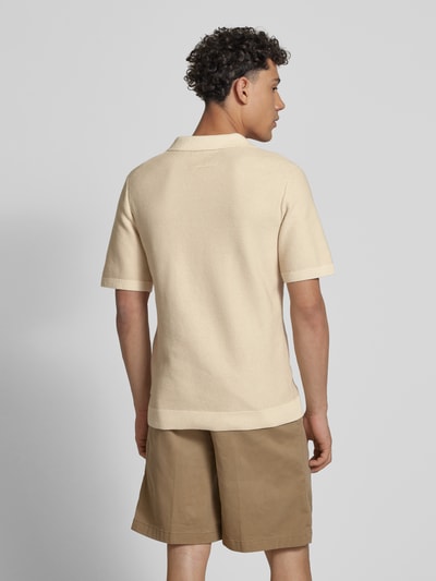 Jack & Jones Relaxed Fit Poloshirt mit Label-Detail Modell 'CEASTON' Offwhite 5