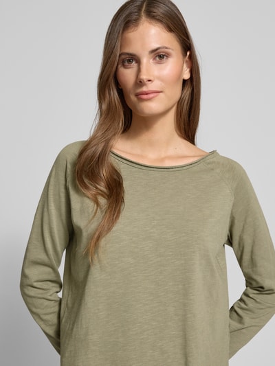 Smith and Soul Bluzka z długim rękawem z dekoltem okrągłym Khaki 3
