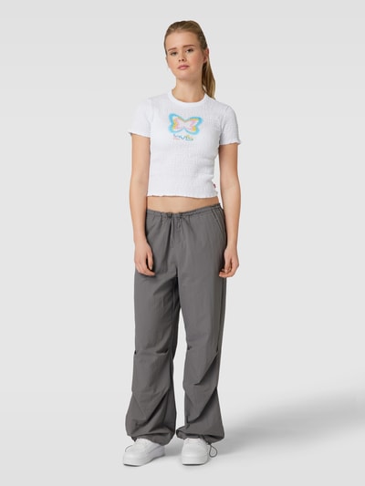 Levi's® T-shirt met labelprint Wit - 1