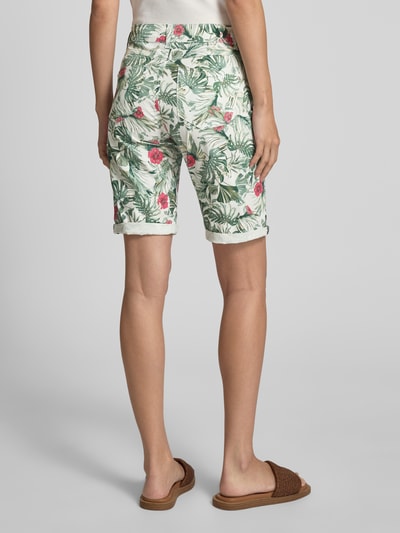 Angels Regular fit bermuda in 5-pocketmodel Rietgroen - 5