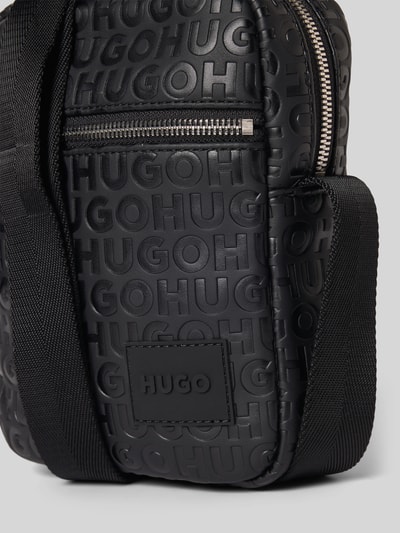 HUGO Umhängetasche mit Label Patch Modell 'ETHON' Black 3