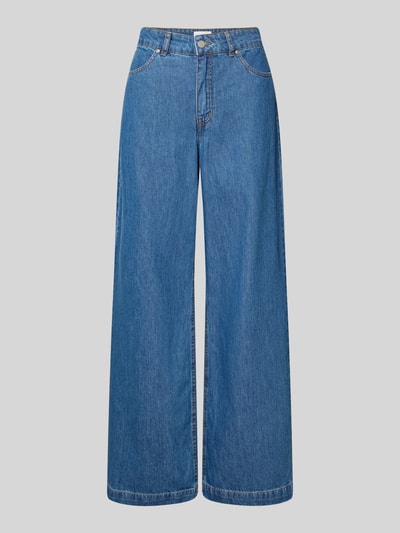MSCH Copenhagen Wide Leg Jeans mit Eingrifftaschen Modell 'Rylan' Jeansblau 2