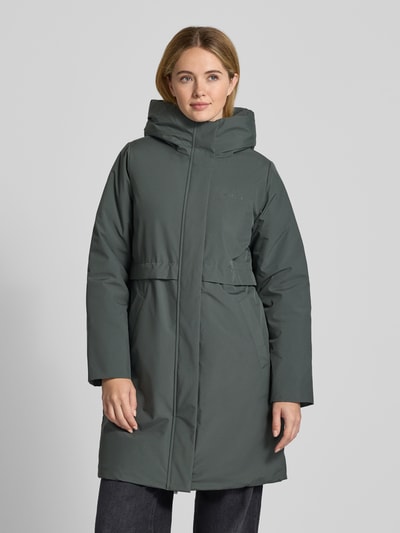 Mazine Jas met capuchon Flessengroen - 4