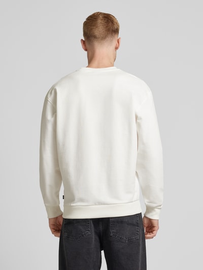 JOOP! Collection Sweatshirt met motiefprint en ronde hals Offwhite - 5