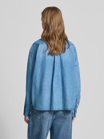 Polo Ralph Lauren Regular fit jeansblouse met logostitching Jeansblauw - 5