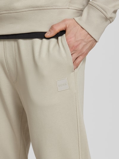 BOSS Orange Slim Fit Sweatpants mit elastischem Bund Beige 3