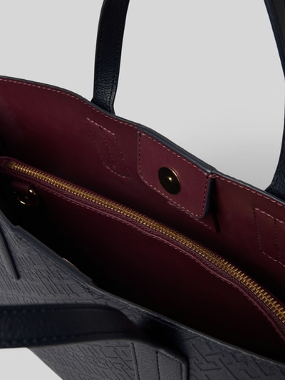Tommy Hilfiger Torba z uchwytem i wytłoczonym logo Ciemnoniebieski 5