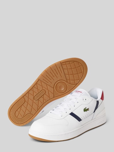 Lacoste Sneaker mit Logo-Stitching Modell 'T-CLIP SET' Weiss 4