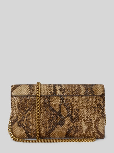 Lauren Ralph Lauren Clutch aus echtem Leder Modell 'ADAIR II-WALLET' Beige 4