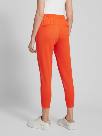 ICHI Slim fit sweatpants met tunnelkoord, model 'KATE' Lichtrood - 5