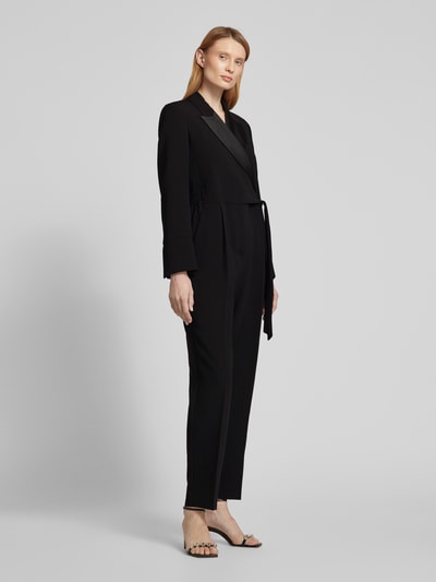 Weekend Max Mara Jumpsuit in Wickel-Optik Modell 'BAVIERA' Black 1