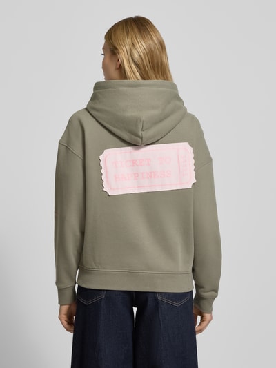 Smith and Soul Oversized Sweatjacke mit Kapuze Khaki 5
