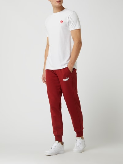 PUMA PERFORMANCE Regular Fit Sweathose mit Logo Dunkelrot 1