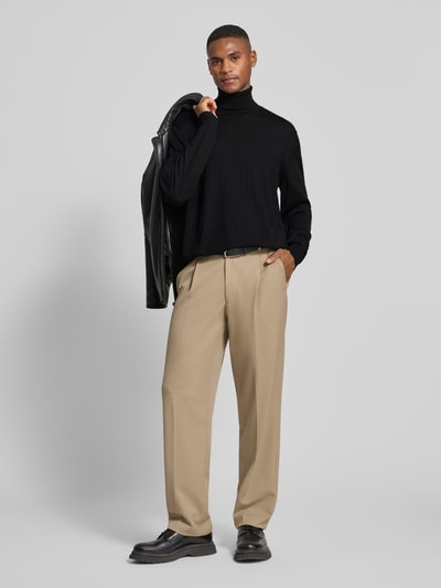 ARMANI EXCHANGE Golf z elastycznymi wykończeniami Czarny 1