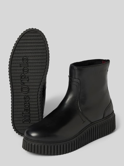 Marc O'Polo Plateau-Stiefel mit rückseitigem Reißverschluss Black 4