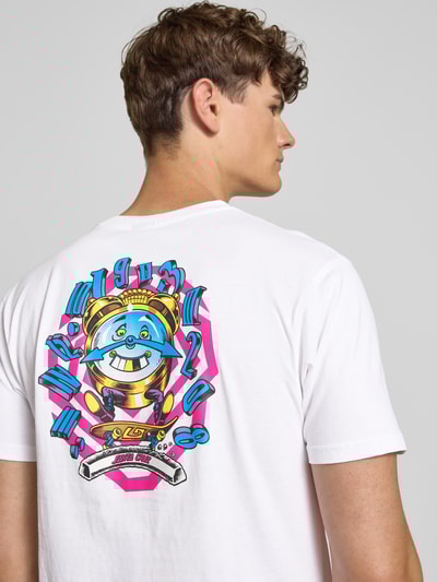 SANTA CRUZ T-Shirt mit Motiv-Print Weiss 3