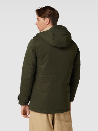 Jack & Jones Parka met klepzakken, model 'ECLIP' Olijfgroen - 5