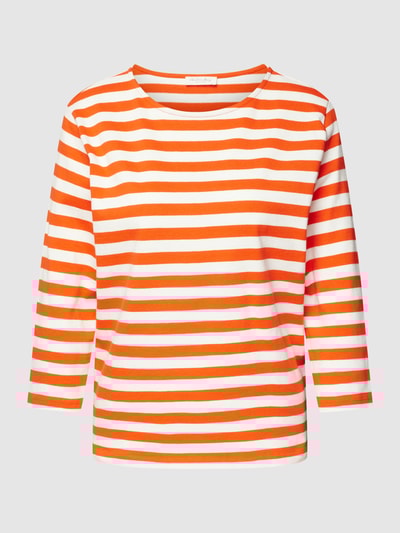 Christian Berg Woman Longsleeve mit Streifenmuster Orange 2